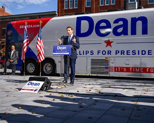 Rob Savage and Howard Dean